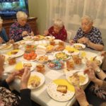 23 февраля в доме престарелых Молоково, праздничный ужин